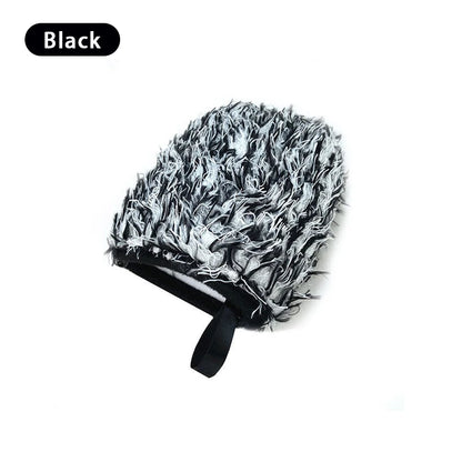 SEAMETAL Super Soft Car Microfiber Wheel Detailer Wash Glove Thickening Two-sided Car Detailing Pocket Mitt Car Wash Products