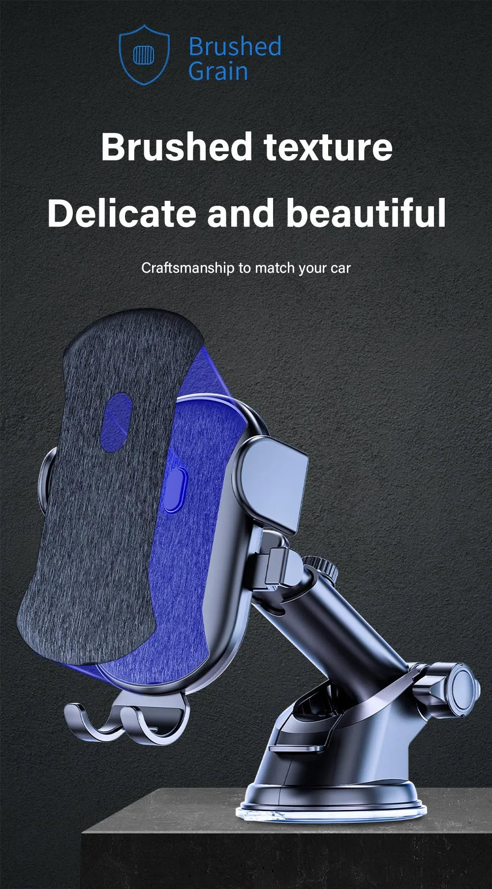 Car Phone Holder Cell Phone Mount for Car Dashboard Windshield Automobile Cradles Dash Stand Bracket for iPhone 14 13 12 Android
