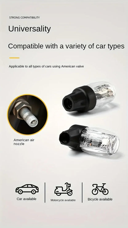 Car wheel hub light, electric bike, motorcycle tire air nozzle light, children's wheel, mountain bike, flashing light