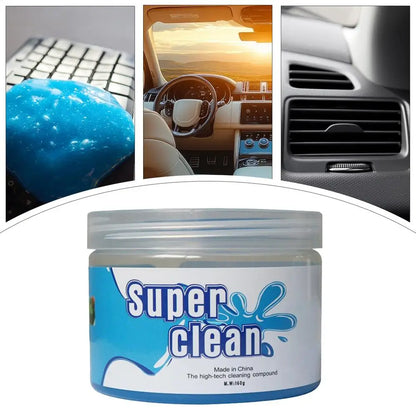 Super Dust Clean Clay Dust Keyboard Cleaner Slime Toys 160g Car Cleaning Gel Mud Putty Kit For Laptop Cleanser Glue Cars Part