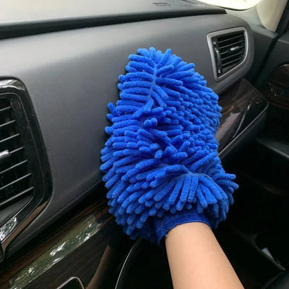 1/3/5PCS Car Detailing Wash Gloves Double Sided Multifunction Gloves Motorcycle Wash Tools Care Cleaning Car Accessories