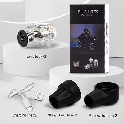 Car wheel hub light, electric bike, motorcycle tire air nozzle light, children's wheel, mountain bike, flashing light