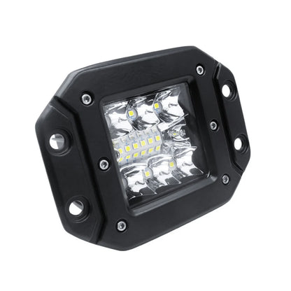Car LED Work Light Flush Mount Bar OffRoad 12V 24V Spot Flood LED Light Bar LED Daytime Running Lights Car Tuning Accessories