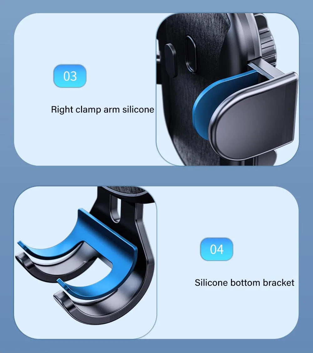 Car Phone Holder Cell Phone Mount for Car Dashboard Windshield Automobile Cradles Dash Stand Bracket for iPhone 14 13 12 Android