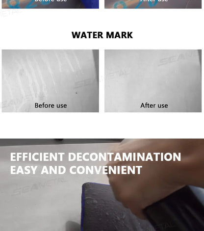 SEAMETAL Car Detailing Cleaning Towel Magic Clay Cloth Absorbent Rag with Blue Clay Bar Towel Deeply Remove Stains Washing Tool