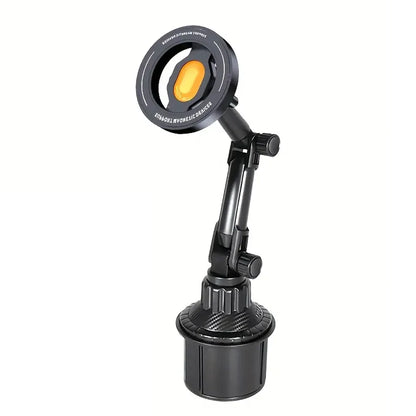Magnetic Phone Holder Installation of Water Cup in Car for Magsafe IPhone 16 15 14 13 12 Samusng Xiaomi 360° Rotation Cell Mount