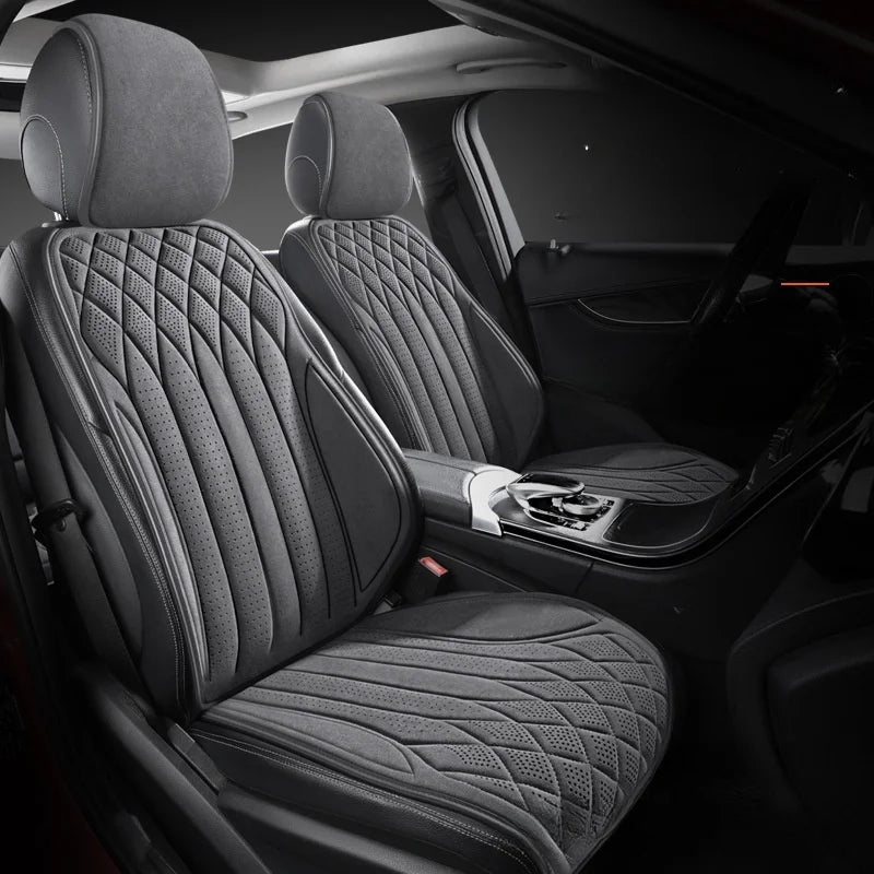 Universal  Anti-Slip Car Seat Cover Four Season Auto Suede Breathable Covers for Car Seats Cover Protection Cars Seats Covers