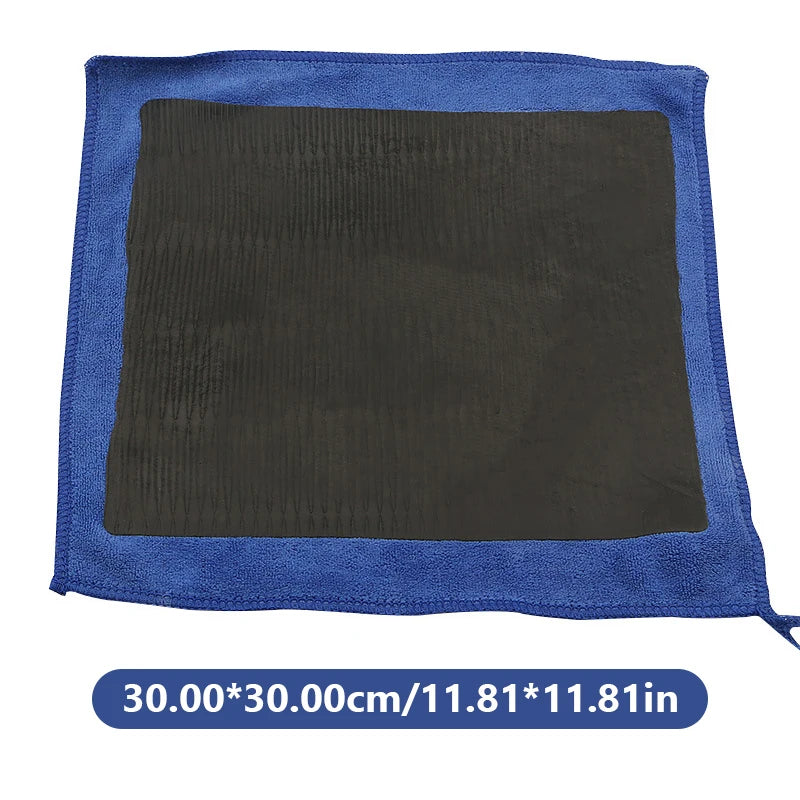 SEAMETAL Car Detailing Cleaning Towel Magic Clay Cloth Absorbent Rag with Blue Clay Bar Towel Deeply Remove Stains Washing Tool