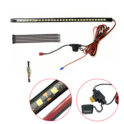 White Under Hood LED Lights For Car Hood Light Kit With Automatic On/off-Universal Fits Any Vehicle Car Hood Light 36cm
