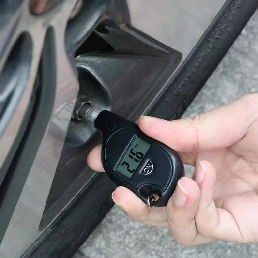 Tire Gauge Digital With LCD Safety Alarm Testing Tools Display Car Tire Air Pressure Tester Meter Auto Car Motorcycle Tire