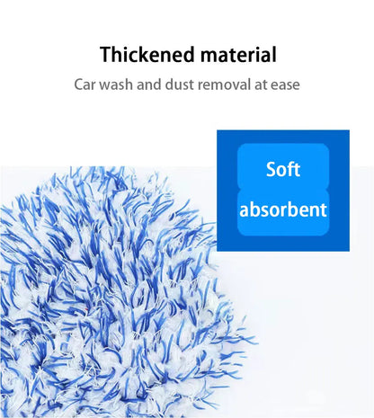 SEAMETAL Super Soft Car Microfiber Wheel Detailer Wash Glove Thickening Two-sided Car Detailing Pocket Mitt Car Wash Products