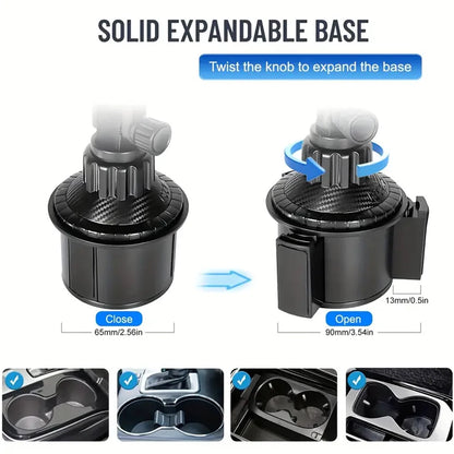 Magnetic Phone Holder Installation of Water Cup in Car for Magsafe IPhone 16 15 14 13 12 Samusng Xiaomi 360° Rotation Cell Mount