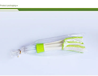 Car Air Conditioner Vent Brush Microfibre Car Grille Cleaner Auto Detailing Blinds Duster Car Cleaning Brush Interior Accessori
