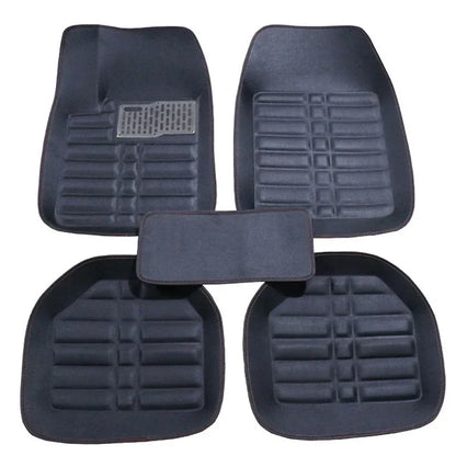 5pcs Car Floor Mats Foot Pad Anti-Slip Car Carpet Mats for The Car Mats Auto Universal Zwarte Auto Styling Interieur