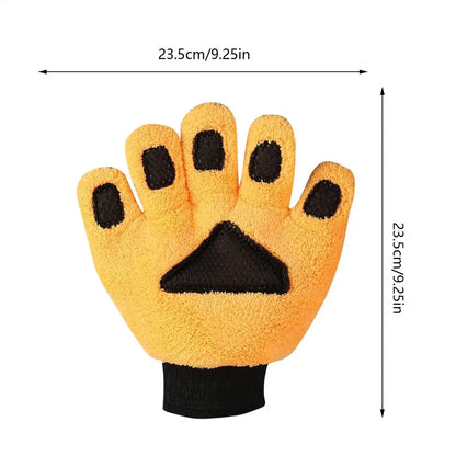 Car Washing Gloves Microfiber Car Cleaning Brush Double-Faced Coral Fleece Cleaning Brush Gloves Car Detailing Cleaner Care Tool