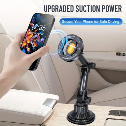 Magnetic Phone Holder Installation of Water Cup in Car for Magsafe IPhone 16 15 14 13 12 Samusng Xiaomi 360° Rotation Cell Mount