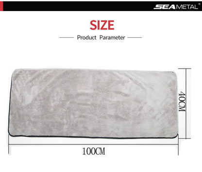 SEAMETAL Microfiber Car Washing Towel Ultra-Soft Car Cleaning Towels High Absorbent Drying Cloth Wash Towel for Car Detailing