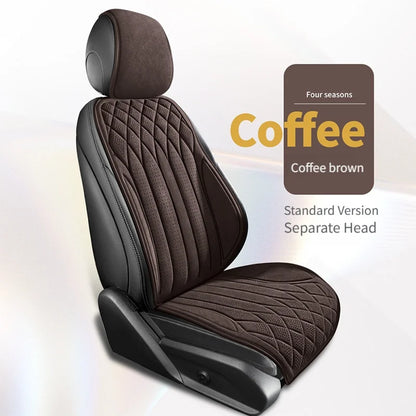 Universal  Anti-Slip Car Seat Cover Four Season Auto Suede Breathable Covers for Car Seats Cover Protection Cars Seats Covers
