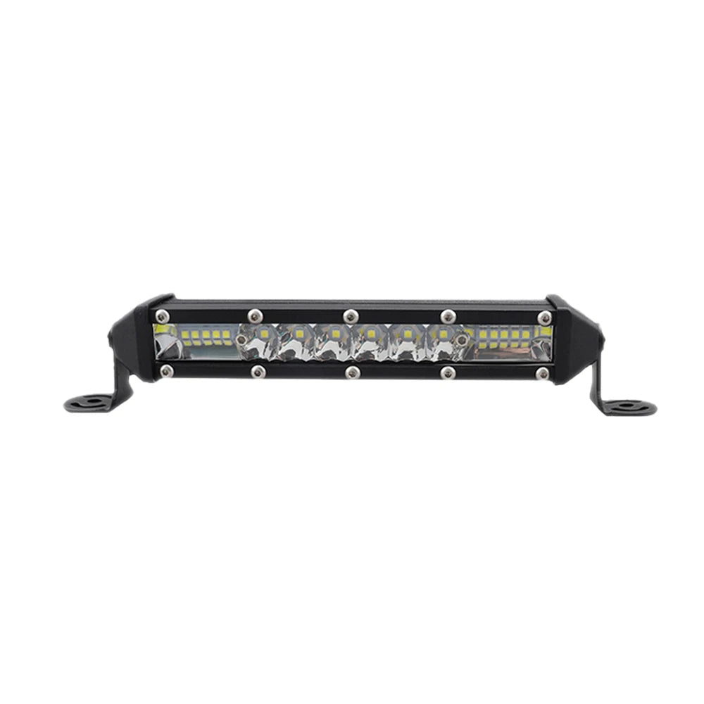 Led Bar for Car 4x4 Off Road Truck Driving Lights 12V 24V Fog Work Light 7 inch Single Row Lightbar UTV ATV SUV Boat Tractor