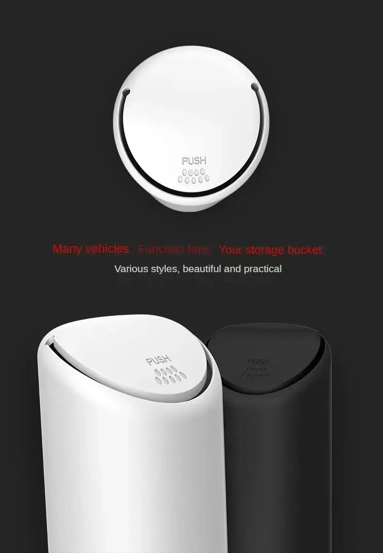 Car Garbage Can Car Trash Can Silicone Garbage Dust Case Holder Rubbish Bin Auto Organizer Storage Box Car Acessories Storage