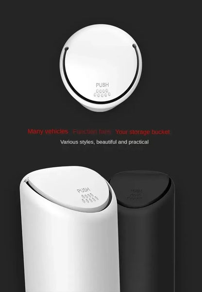 Car Garbage Can Car Trash Can Silicone Garbage Dust Case Holder Rubbish Bin Auto Organizer Storage Box Car Acessories Storage