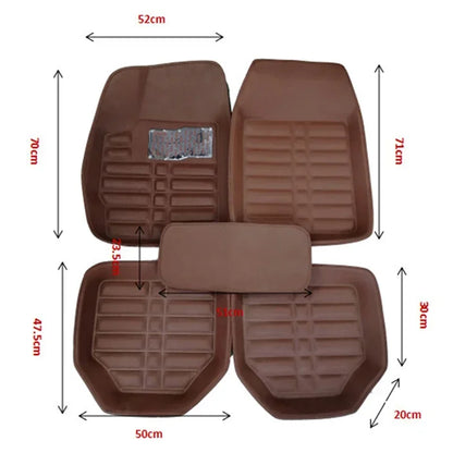 5pcs Car Floor Mats Foot Pad Anti-Slip Car Carpet Mats for The Car Mats Auto Universal Zwarte Auto Styling Interieur