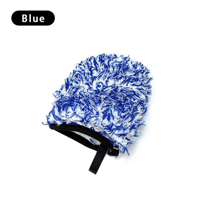 SEAMETAL Super Soft Car Microfiber Wheel Detailer Wash Glove Thickening Two-sided Car Detailing Pocket Mitt Car Wash Products