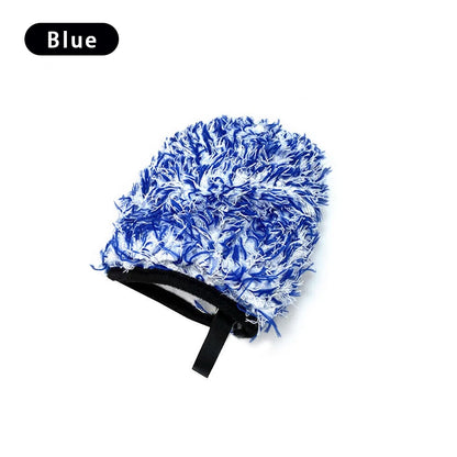 SEAMETAL Super Soft Car Microfiber Wheel Detailer Wash Glove Thickening Two-sided Car Detailing Pocket Mitt Car Wash Products