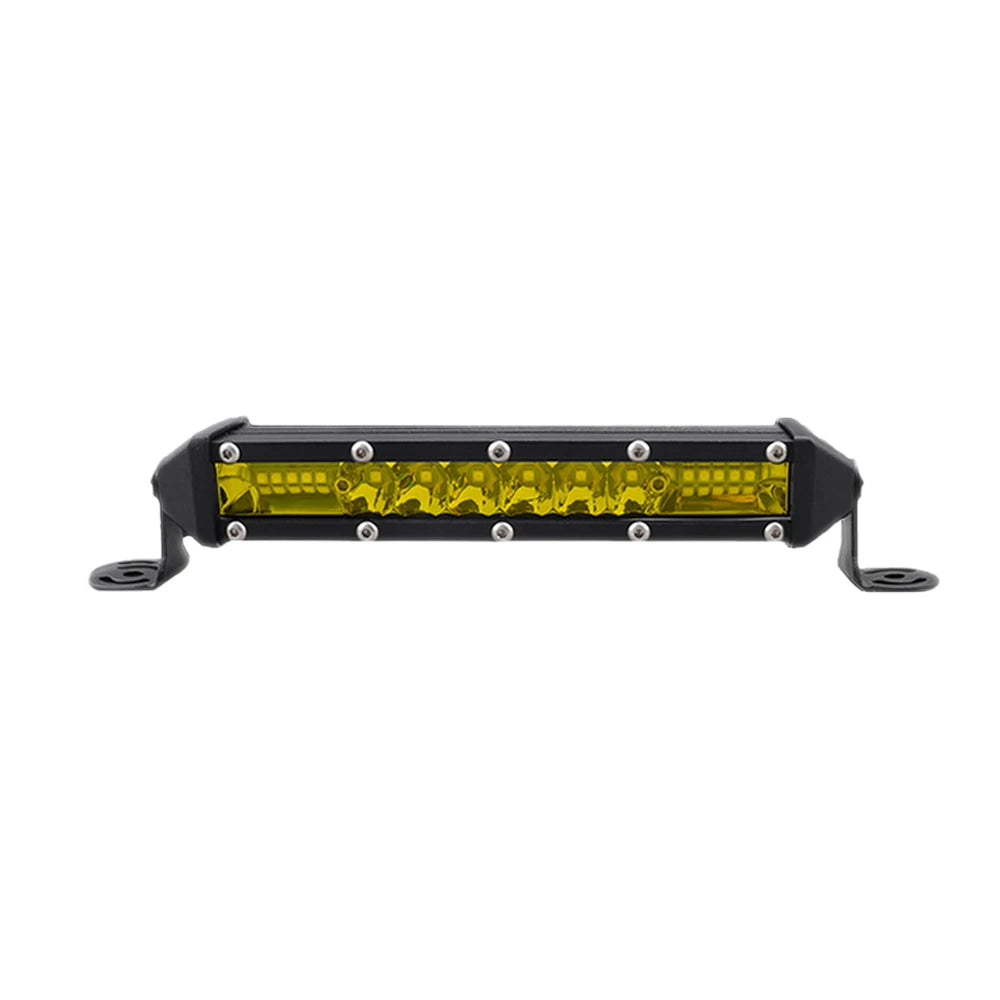 Led Bar for Car 4x4 Off Road Truck Driving Lights 12V 24V Fog Work Light 7 inch Single Row Lightbar UTV ATV SUV Boat Tractor