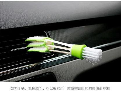 Car Air Conditioner Vent Brush Microfibre Car Grille Cleaner Auto Detailing Blinds Duster Car Cleaning Brush Interior Accessori