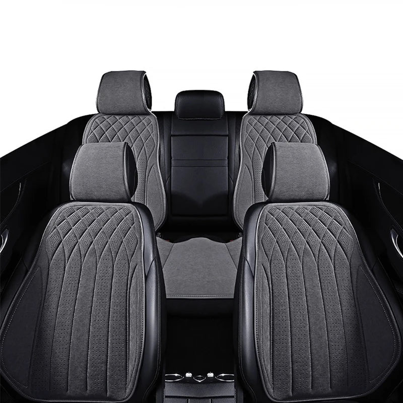 Universal  Anti-Slip Car Seat Cover Four Season Auto Suede Breathable Covers for Car Seats Cover Protection Cars Seats Covers
