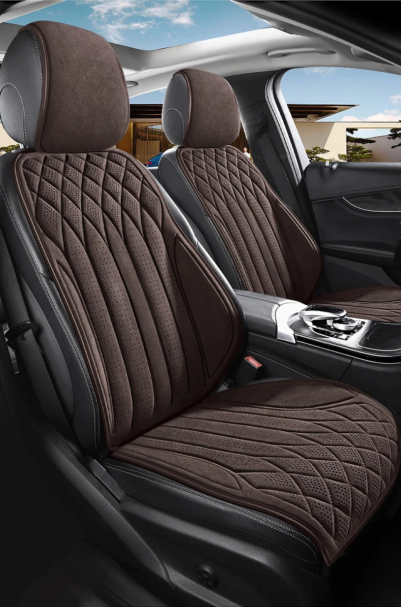 Universal  Anti-Slip Car Seat Cover Four Season Auto Suede Breathable Covers for Car Seats Cover Protection Cars Seats Covers