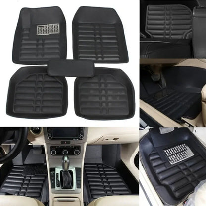 5pcs Car Floor Mats Foot Pad Anti-Slip Car Carpet Mats for The Car Mats Auto Universal Zwarte Auto Styling Interieur