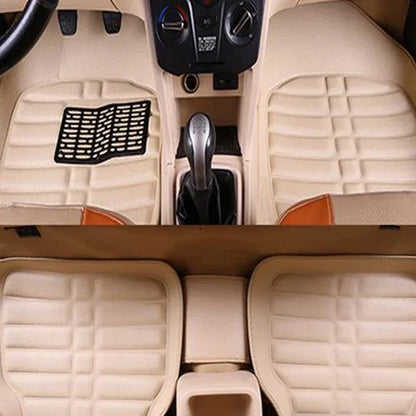 5pcs Car Floor Mats Foot Pad Anti-Slip Car Carpet Mats for The Car Mats Auto Universal Zwarte Auto Styling Interieur