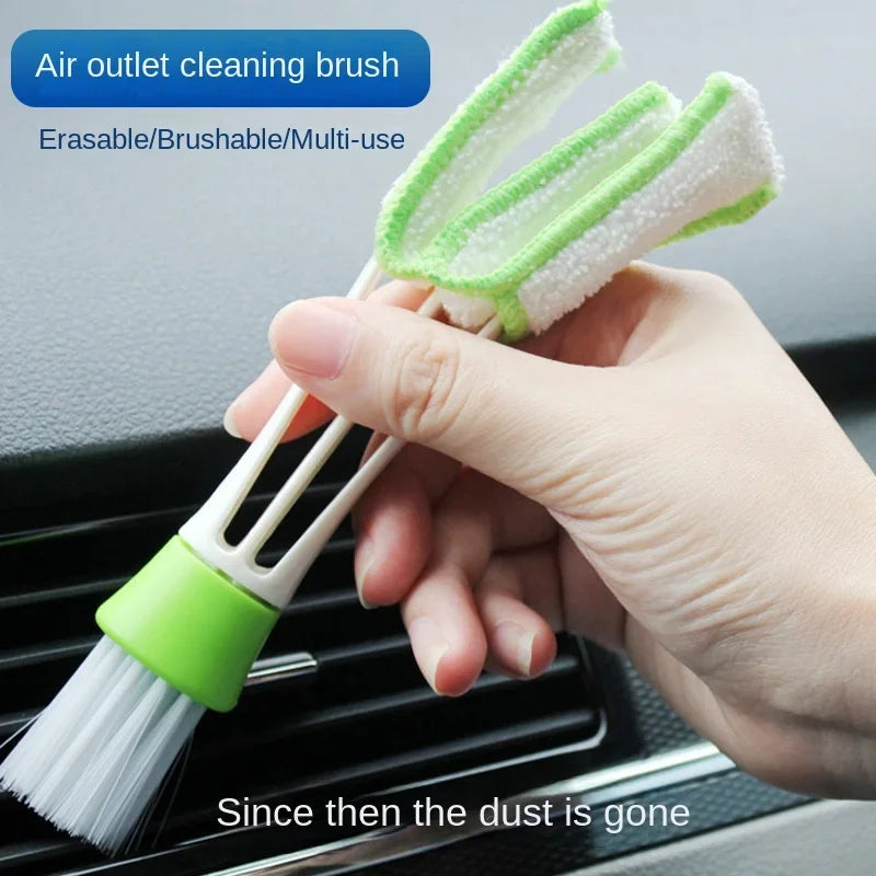 Car Air Conditioner Vent Brush Microfibre Car Grille Cleaner Auto Detailing Blinds Duster Car Cleaning Brush Interior Accessori