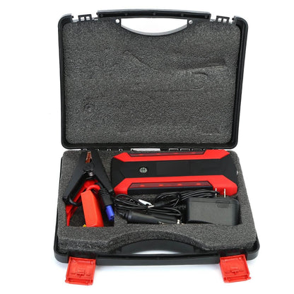 Car Jump Starter Booster with LCD Screen 4 Modes LED Flashlight